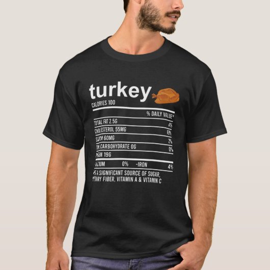 Funny Nutrition Fact Food Apparel Feinschmecker Tü T-Shirt (Vorderseite)