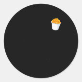 Funny Nutrition Facts Thanksgiving Apparel Macaron Runder Aufkleber (Vorderseite)