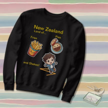 Funny NZ Land Pies Fries & Shakes
