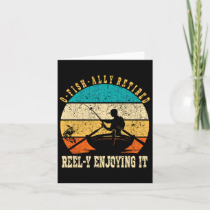 Funny O-Fisch-voll gezüchtet Reel-y Genießen Sie e Karte