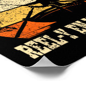 Funny O-Fisch-voll gezüchtet Reel-y Genießen Sie e Poster (Ecke)