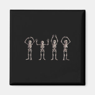 Funny O-h-i-o Staat Skeleton Lover Ohio Halloween Magnet
