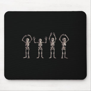 Funny O-h-i-o Staat Skeleton Lover Ohio Halloween Mousepad