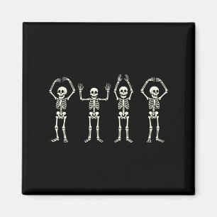 Funny O-h-i-o Staat Skeleton Ohio Vintag Hallowee Magnet