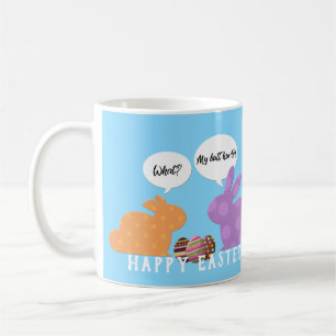 Funny Oaster Bunnies Illustration Kaffeetasse