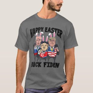 Funny Oaster Bunny Anti Biden Happy Oster Let's G T-Shirt