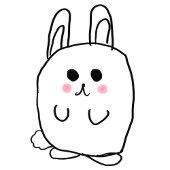 Funny Oaster Bunny Cartoon Lila Weißrosa Niedlich Serviette