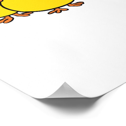 Funny Oaster Bunny Chocolate Eggs Poster (Ecke)