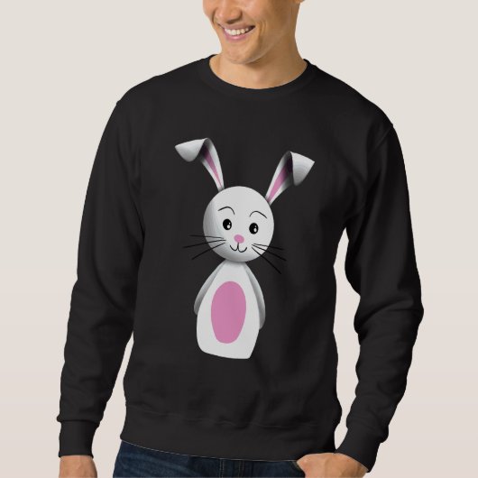 Funny Oaster Bunny Costume Rabbit Floppy Ears Spri Sweatshirt (Vorderseite)