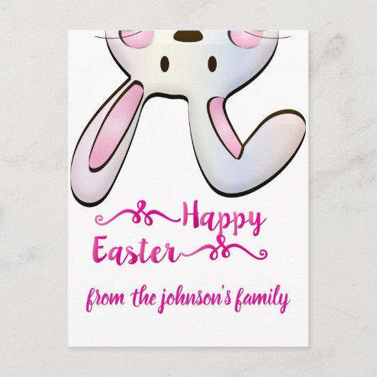 Funny Oaster Bunny Postkarte (Vorderseite)