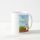 Funny Oaster Bunny Rabbit Kaffeetasse (VorderseiteRechts)