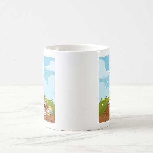 Funny Oaster Bunny Rabbit Kaffeetasse (Mittel)