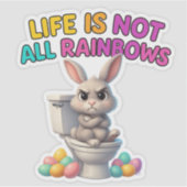 Funny Oaster Bunny Sticker (Vorderseite)