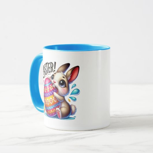 Funny Oaster Bunny Tasse (Vorderseite Links)