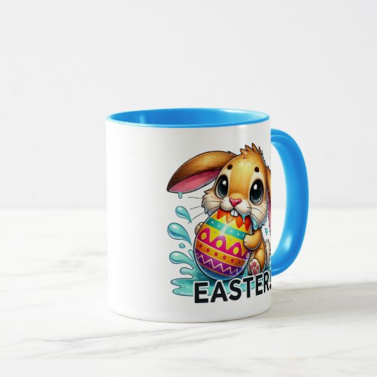 Funny Oaster Bunny Tasse (VorderseiteRechts)
