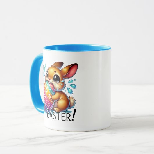 Funny Oaster Bunny Tasse (Vorderseite Links)