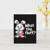 Funny Oaster Bunny - Was als Fluff Karte (Gelbe Blume)
