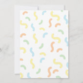 Funny Oaster Card: Egg zitierend Grüße! Ankündigung (Rückseite)