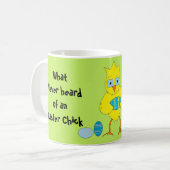 Funny Oaster Chick Kaffeetasse (Vorderseite Links)