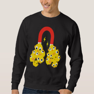 Funny Oaster Chick Magnet Niedlich Ostertag Beklei Sweatshirt