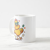 Funny Oaster Chicken Kaffeetasse (Vorderseite Links)