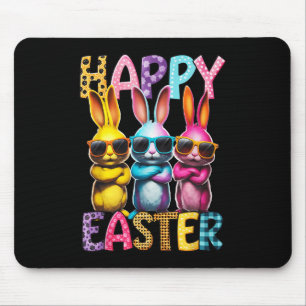 Funny Oaster Cool Bunnies Happy Osterkids Mousepad