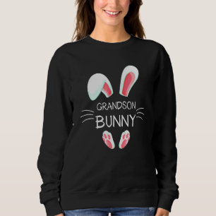 Funny Oaster Day Kostüme Matching Grandson Bunny G Sweatshirt