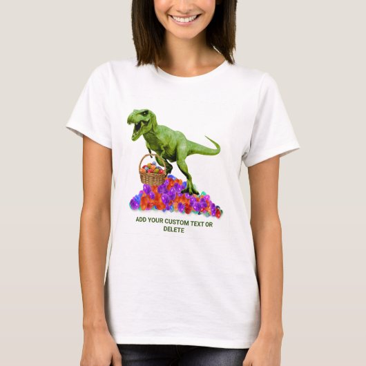 Funny Oaster Dinosaur Trex Ostereier T-Shirt (Vorderseite)