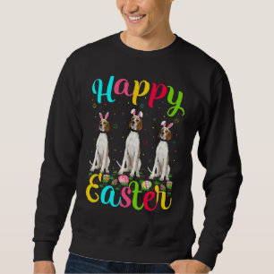 Funny Oaster Egg Bunny English Pointer Dog Happy E Sweatshirt