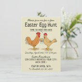 Funny Oaster Egg Einladung (Stehend Vorderseite)
