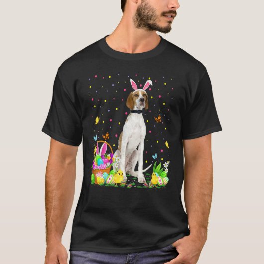 Funny Oaster Egg Jagd Englisch Pointer Dog Easte T-Shirt (Vorderseite)