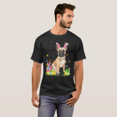 Funny Oaster Egg Jagd Französischer Bulldog Ostern T-Shirt (Vorne ganz)