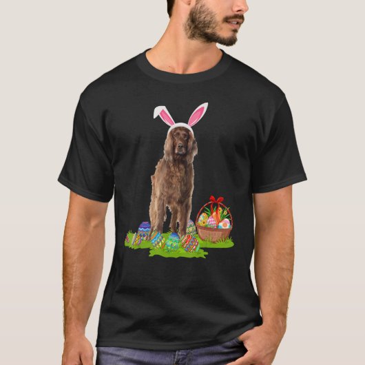 Funny Oaster Egg Jagd Irische Setter Dog Ea T-Shirt (Vorderseite)