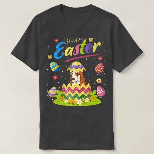 Funny Oaster Egg Lover Cocker Spaniel Hund Happy E T-Shirt (Design vorne)