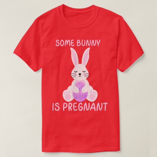 Funny Oaster Egg Schwangerschaft Ankündigung Revea T-Shirt (Design vorne)