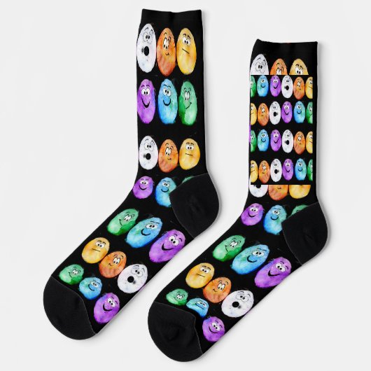 Funny Oaster Eggs Socks Socken (Linkes Detail)