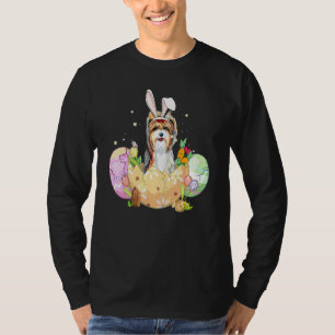 Funny Oaster Eggs Yorkie Bunny Dog Christen T-Shirt