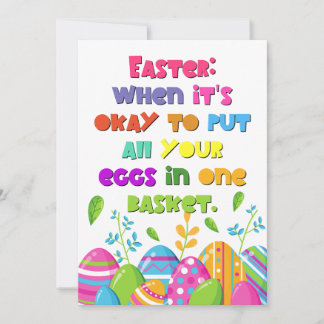 Funny Oaster Ei Sprichwort Pup Card Einladung