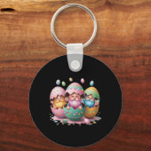 Funny Oaster Gnome Egg Ostergnome aus Schlüsselanhänger (Vorderseite)