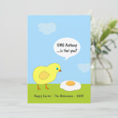 Funny Oaster Gruß Feiertagskarte (Stehend Vorderseite)