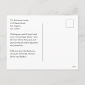 Funny Oaster Gruß Feiertagspostkarte (Rückseite)