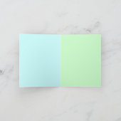 Funny Oaster Hähnchen und Brötchen Einladungskarte (Innenseite)