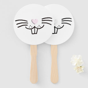 Funny Oaster Hasen Gesicht Cartoon Party Wild Fächer
