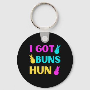 Funny Oaster - Ich Got Buns Marshmallow Candy Bunn Schlüsselanhänger