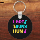 Funny Oaster - Ich Got Buns Marshmallow Candy Bunn Schlüsselanhänger (Vorderseite)