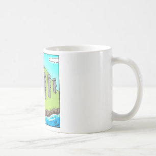 Funny Oaster Island Zigar Cartoon Geschenke Kaffeetasse