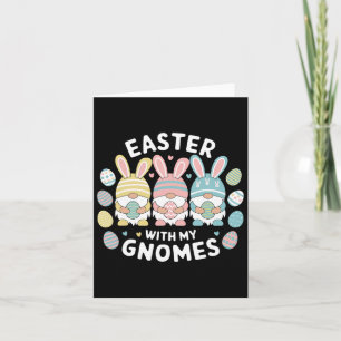 Funny Oaster mit meinen Gnomies Happy Oster Gnome Karte