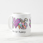 Funny Oaster Peace Graffiti Kaffeetasse (Vorderseite Links)