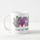 Funny Oaster Peace Graffiti Kaffeetasse (Links)