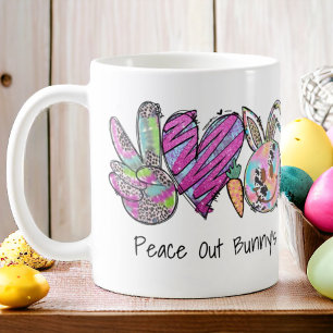 Funny Oaster Peace Graffiti Kaffeetasse
